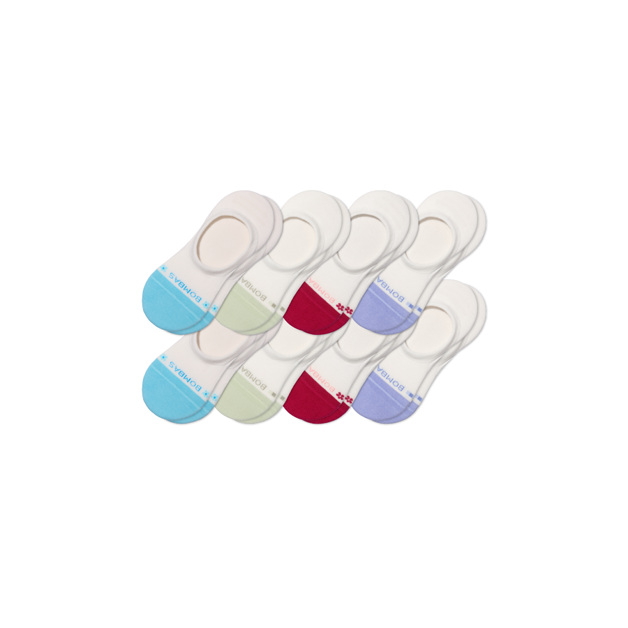 Women's Lightweight No Show Sock 8-Pack - Soft School Comfort