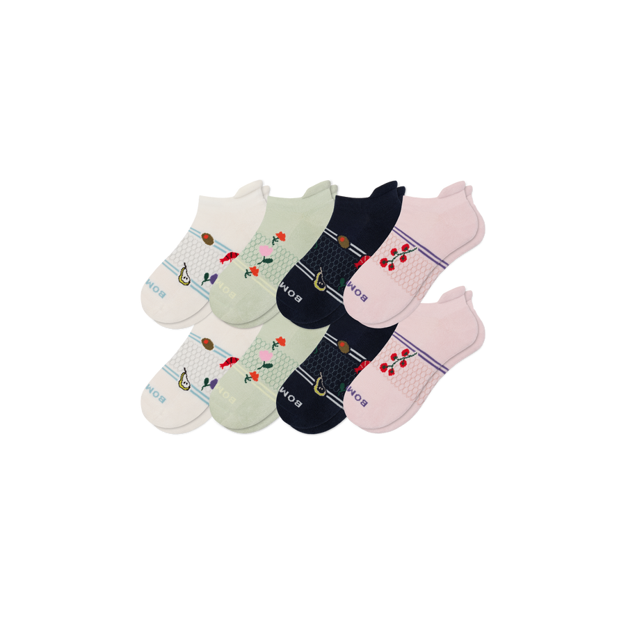 Women's Dinner Party Ankle Sock 8-Pack - Comfort Fit