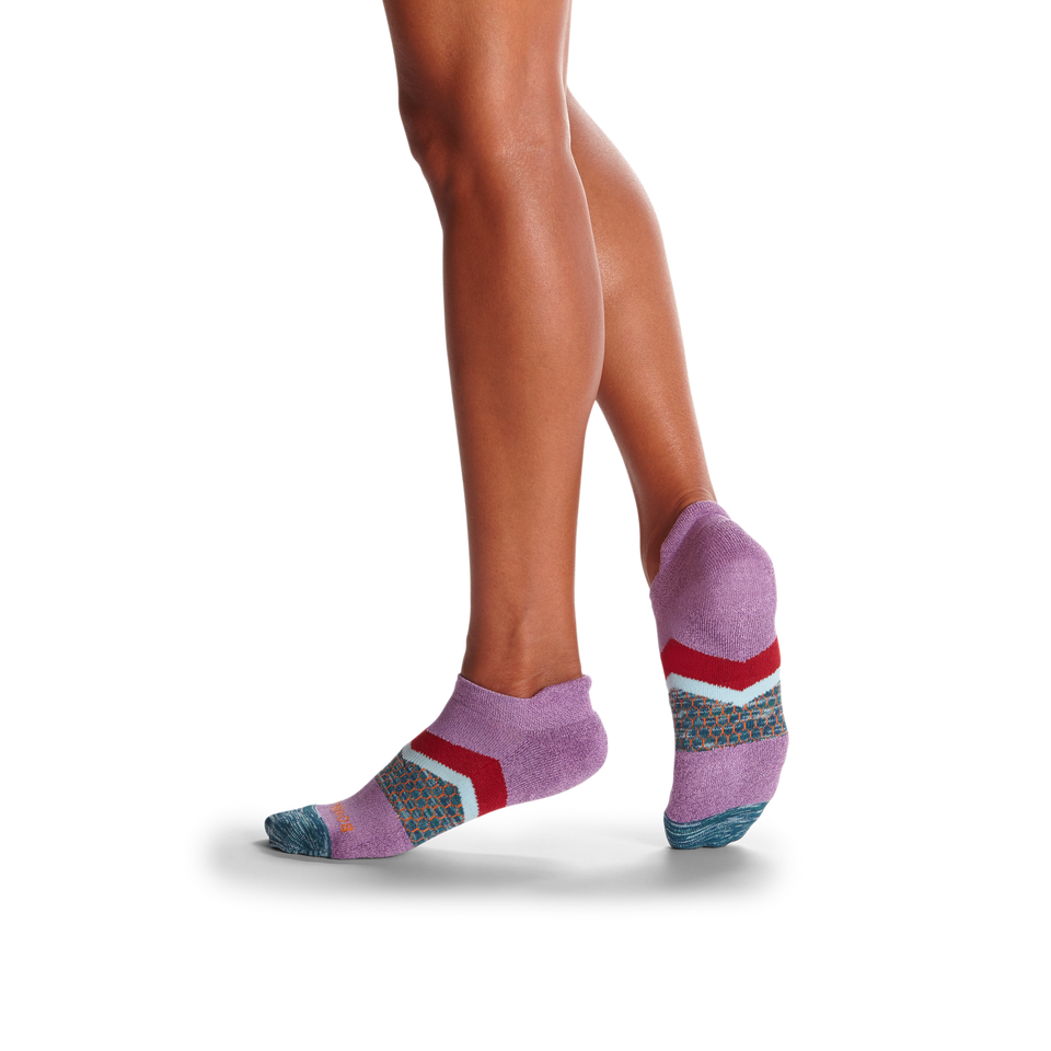 Women's Fair Isle Ankle Socks - dusk-purple - 18