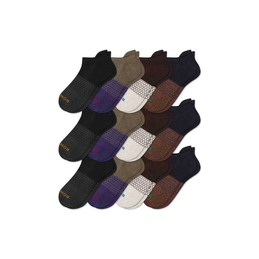 Men's Marl Ankle Sock 12-Pack - Everyday Home Support