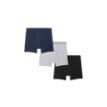 Medium Grey Heather / Midnight Navy / Black