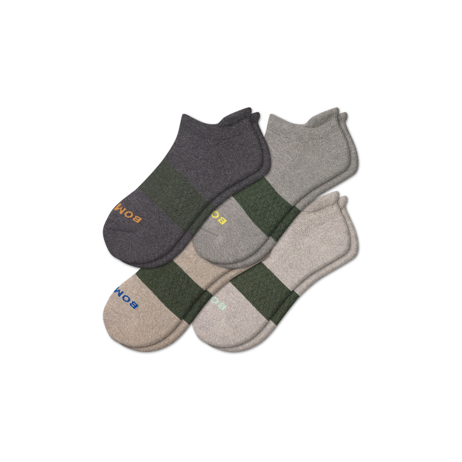 Men's Kind Knit Ankle Sock 4-Pack - Studio Recovery Step