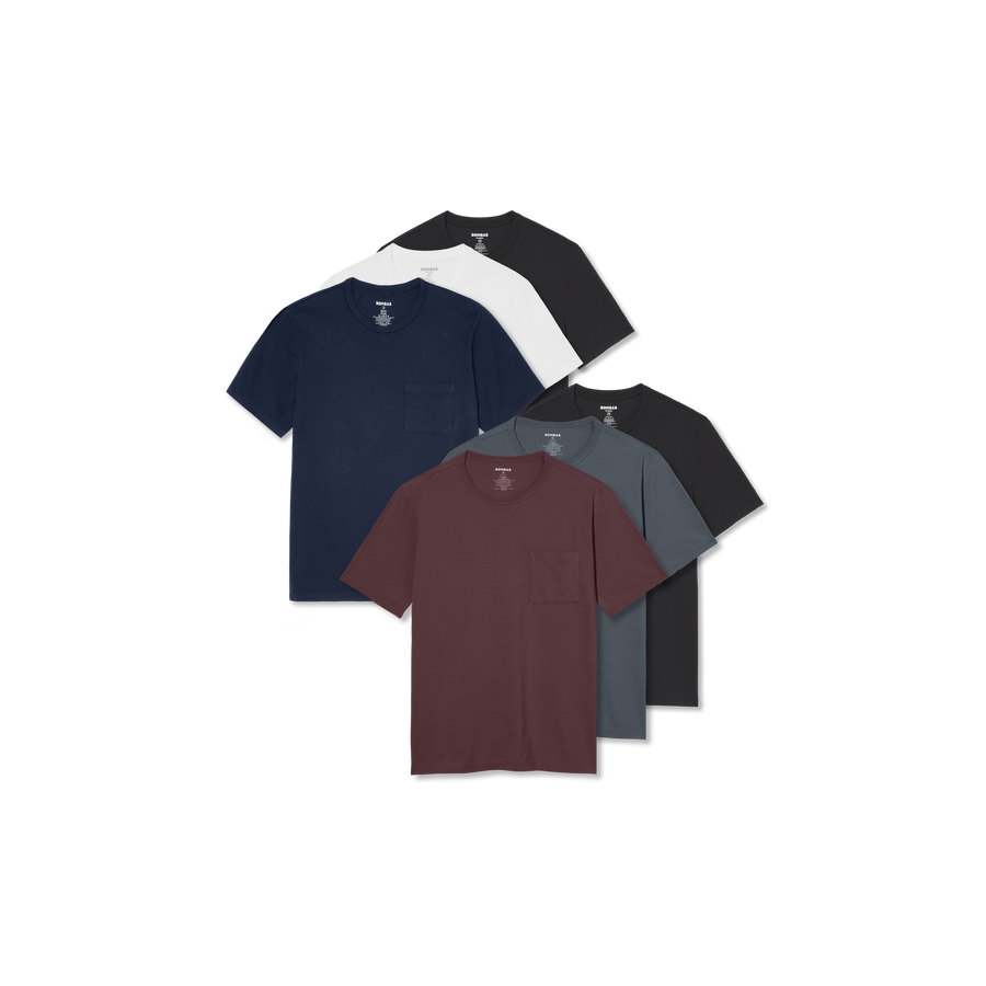 Women's Premium Weight Boyfriend T-Shirt 6-Pack - Relaxed Fit