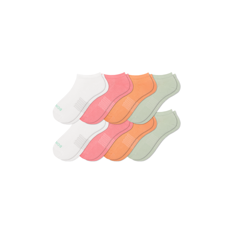 Women's Modern Rib Ankle Sock 8-Pack - Daily Crew Support