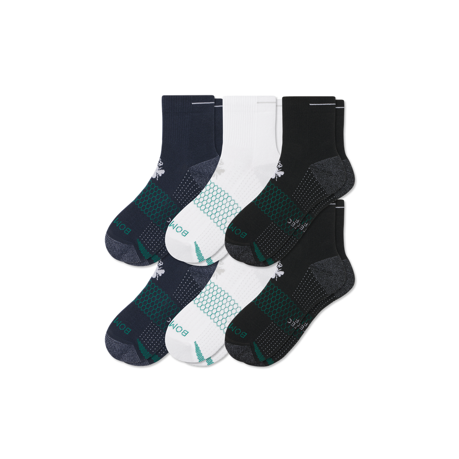 Women's Golf Quarter Sock 6-Pack - Easy Court Wear