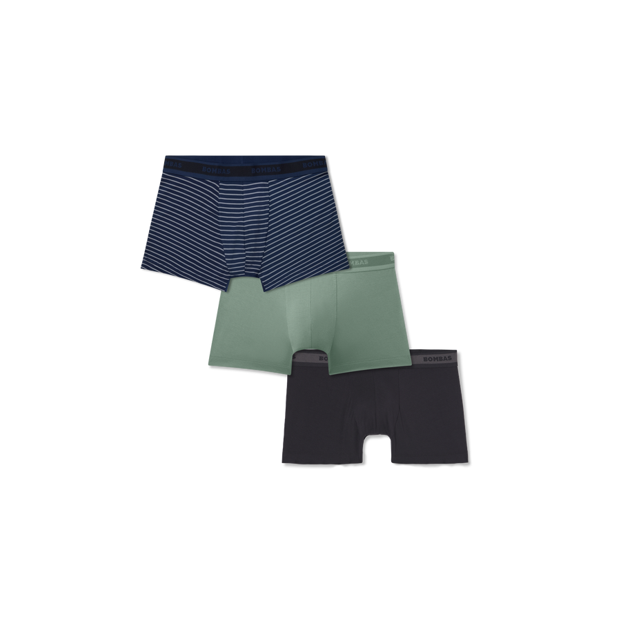 Men's Soft Flex Trunk 3-Pack - Essential Fit Support