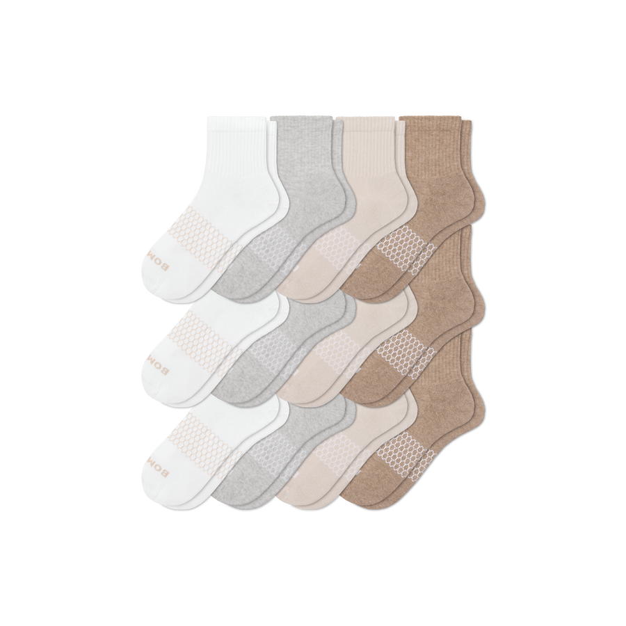 Women's Quarter Sock 12-Pack - Fresh Everyday Wear
