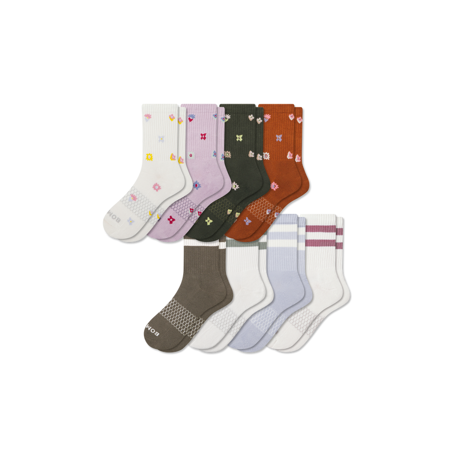 Women's Half Calf Sock 8-Pack - Active Lounge Support