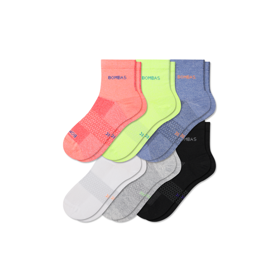 Women's UltraLite Sport Quarter Sock 6-Pack - Cozy Pair