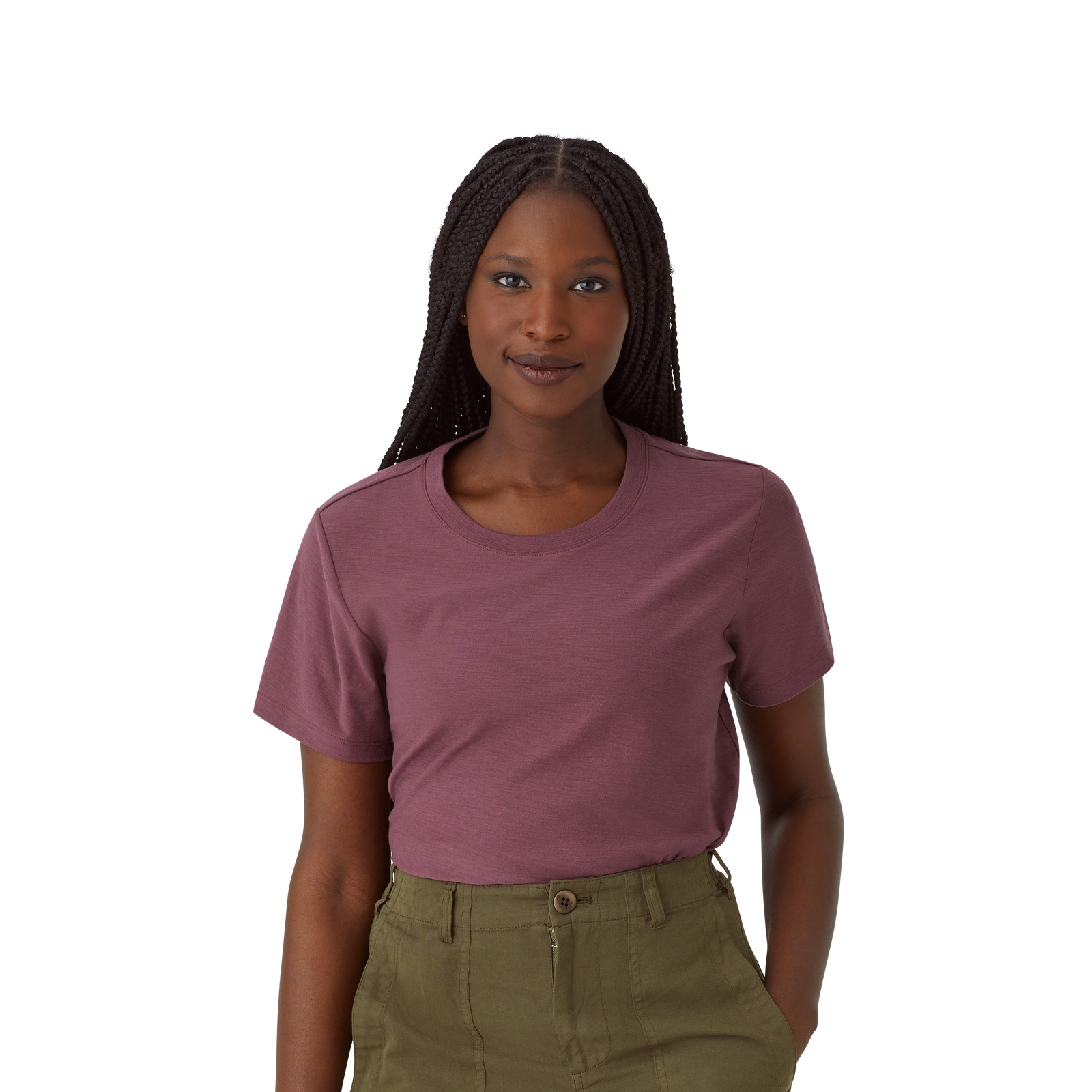 Air Slub Crew Neck T-Shirt Rasin WO1
