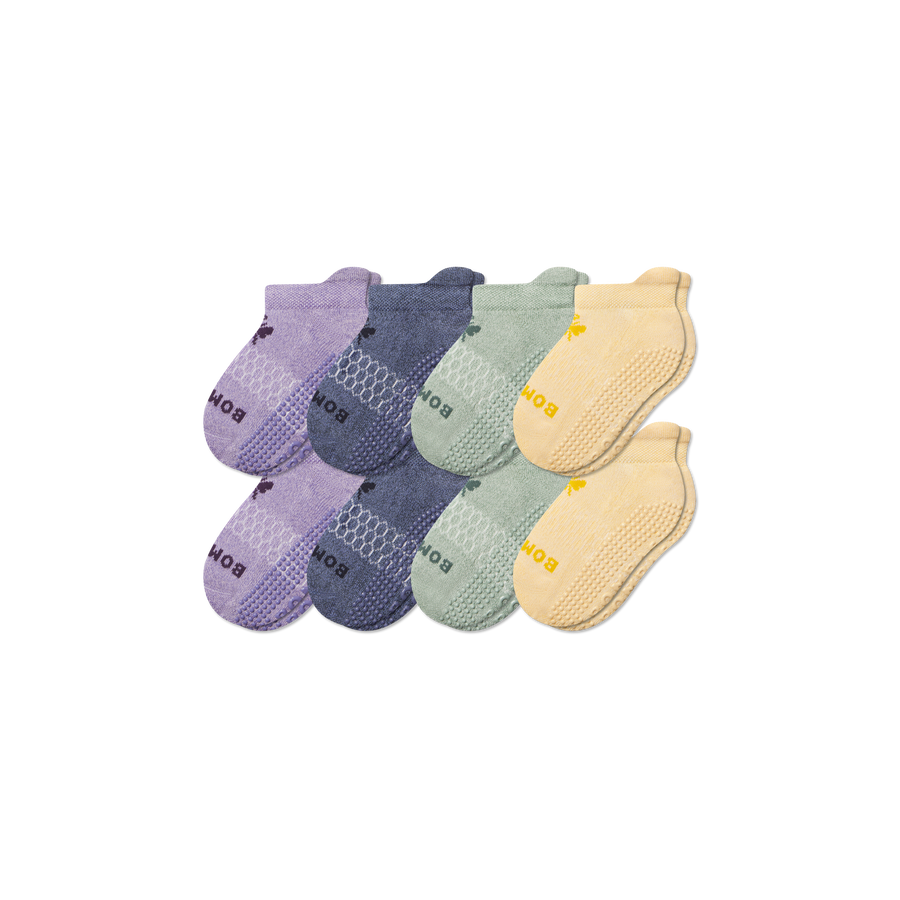 Junior Marl Gripper Ankle Sock 8-Pack - Modern Low Cut Move