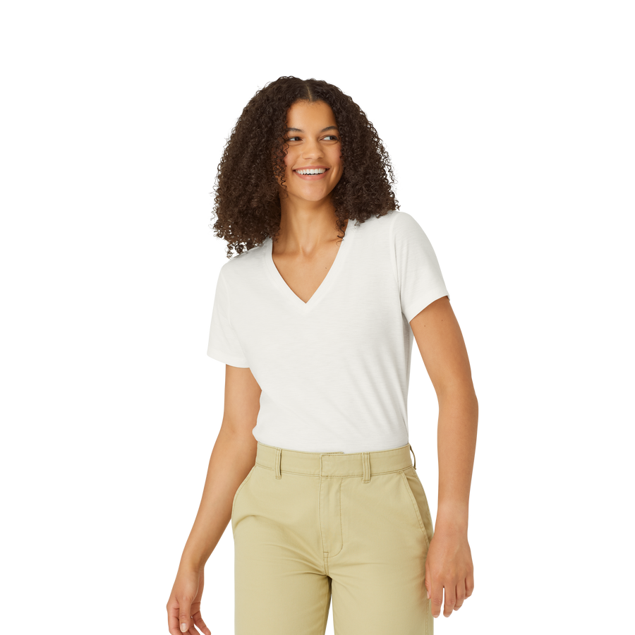 Women's Air Slub V-Neck T-Shirt - Classic Studio Fit