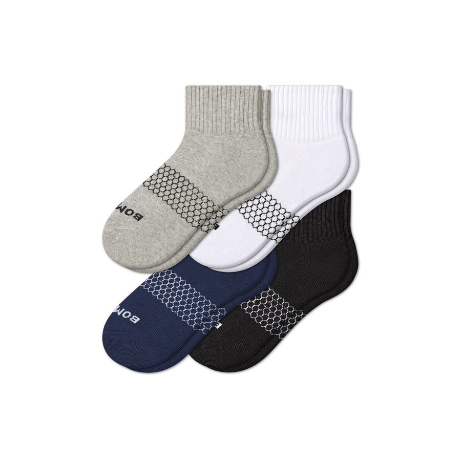 Women's Quarter Sock 4-Pack - Light Low Cut Support