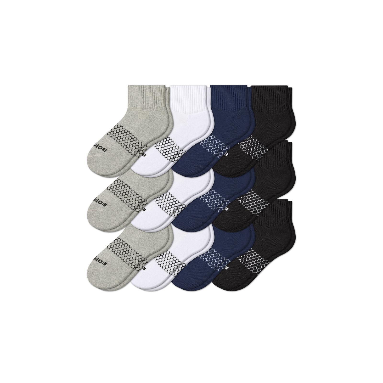 Men's Quarter Sock 12-Pack - solid-mix - 1