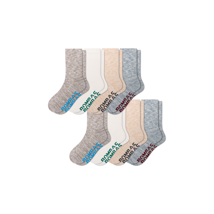 Men's Summer Ragg Half Calf Sock 8-Pack - Run Pair