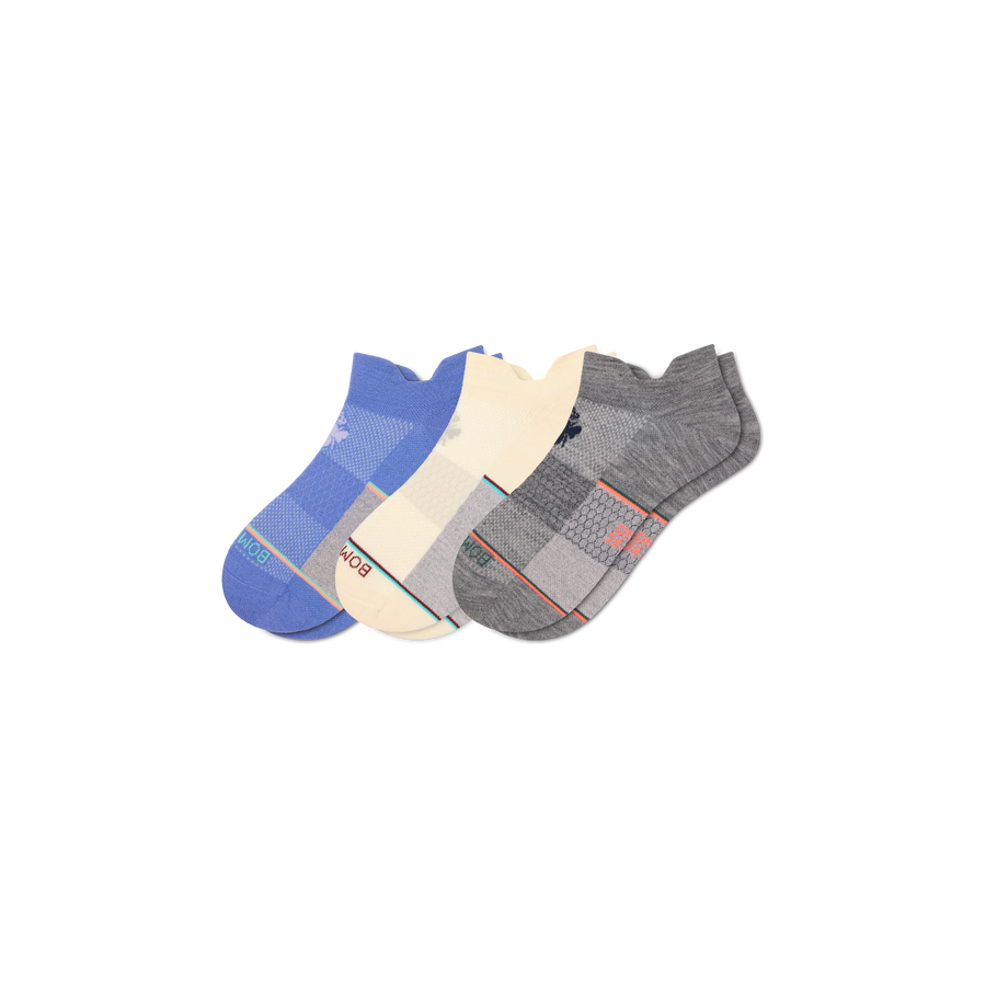 Women's UltraLite Sport Merino Wool Blend Ankle Sock 3-Pack - Cozy Weekend Step