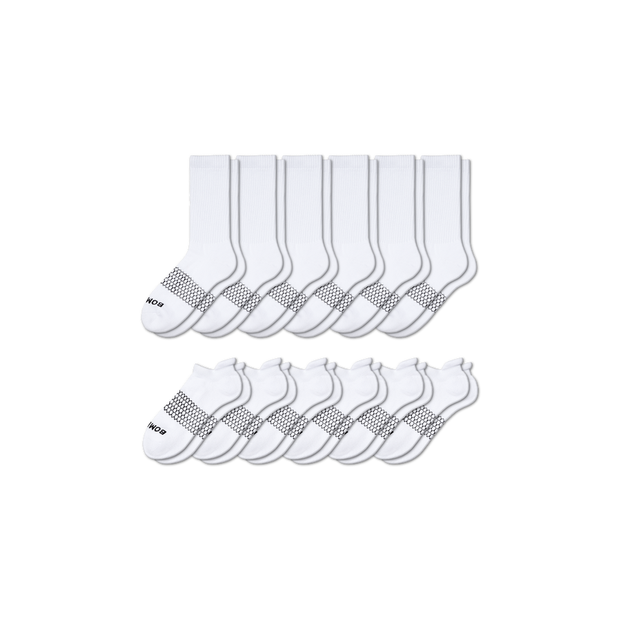 Women's Calf & Ankle Sock 12-Pack - Light Ankle Move