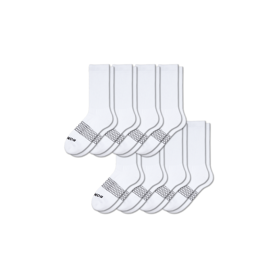 Men's Solids Calf Sock 8-Pack - Weekend Office Fit