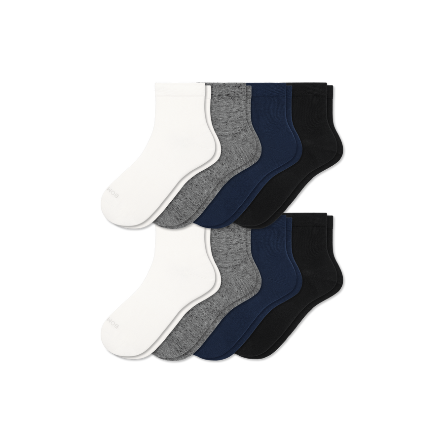 Women's Lightweight Quarter Sock 8-Pack - Smooth Studio Move